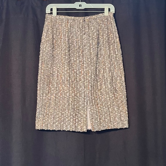 Pink/Brown Neiman Marcus Tweed Skirt - Picture 3 of 7